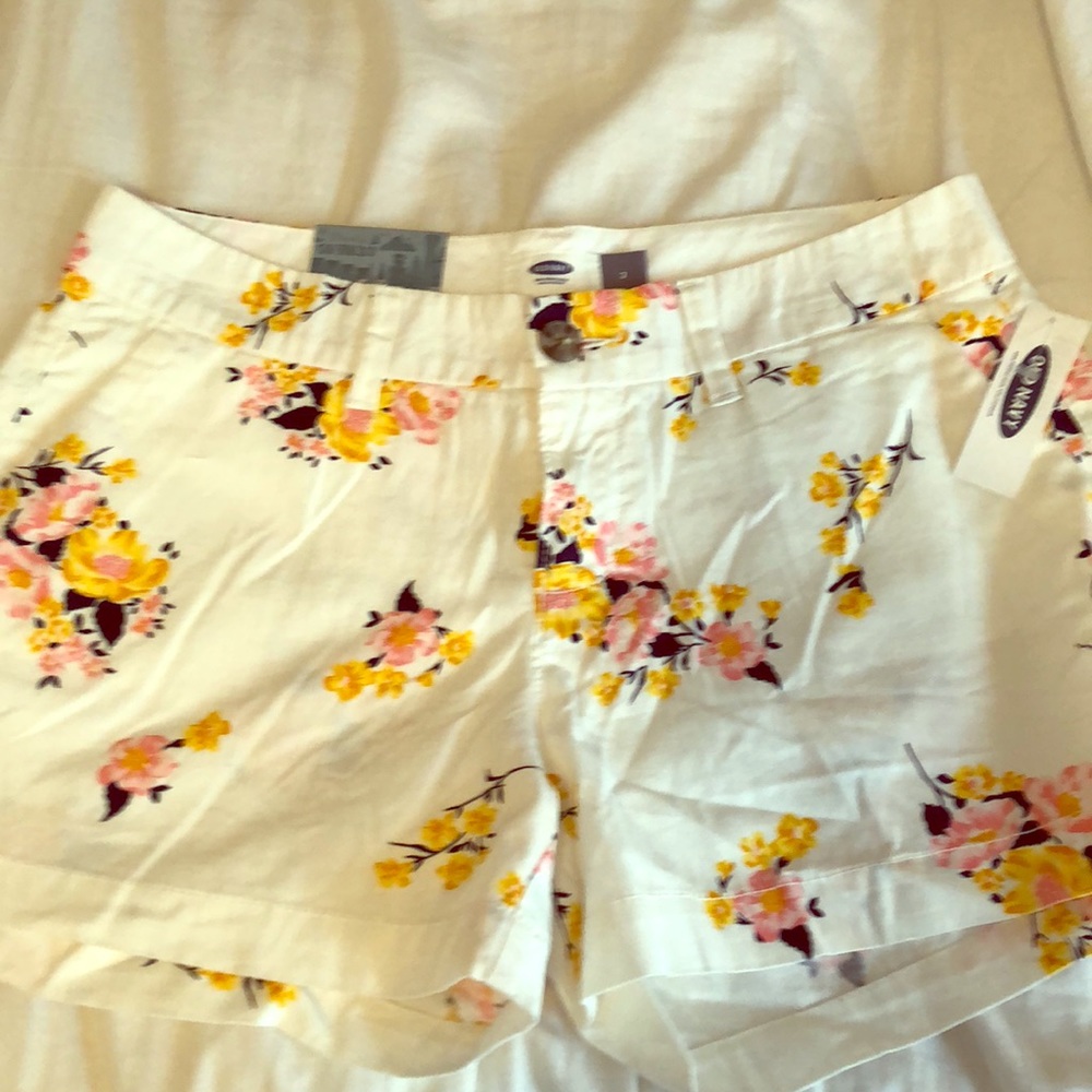 New flowered shorts
